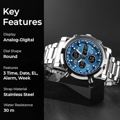 ⏳Time-Limited Special⏰Men‘s Military Watch – Analog-Digital Display, Waterproof & Shock-Resistant 🛡️