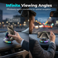 ⏳Time-Limited Special⏰RGB Car Phone Mount – Auto-Clamping & Wireless Charging – Safe One-Hand Driving 🚗