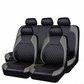 ⏳Time-Limited Special⏰9-Piece Quilted Faux Leather Seat Covers – Car Interior Accessory ⏰