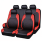 ⏳Time-Limited Special⏰9-Piece Quilted Faux Leather Seat Covers – Car Interior Accessory ⏰