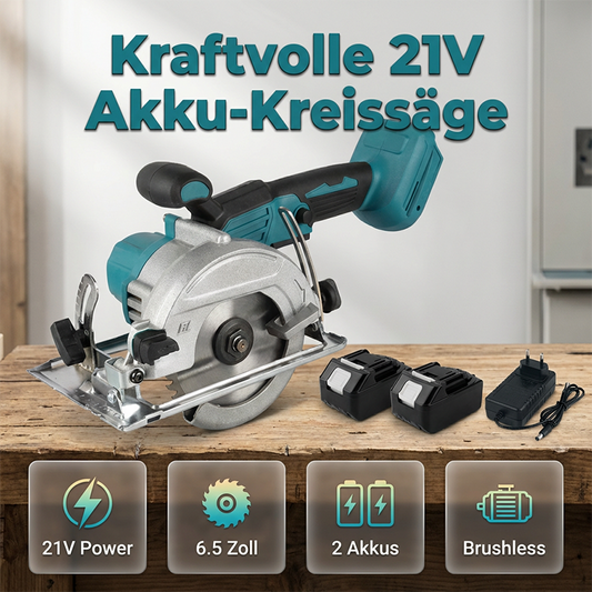 ⏳Time-Limited Special⏰High-speed cordless circular saw with brushless motor – Powerful, cordless & precise