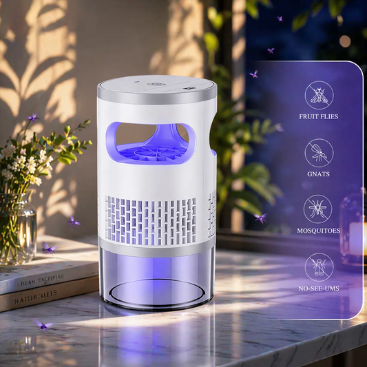 ⏳Time-Limited Special⏰Indoor LED Bug Zapper – Bionic UV Light Trap & Night Light – Quiet & Safe for Bedroom – Chemical-Free Mosquito Killer 💡