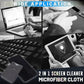 ⏳Time-Limited Special⏰2-in-1 Screen Cleaner & Microfiber Cloth – Portable, Residue-Free, Gentle 🧽