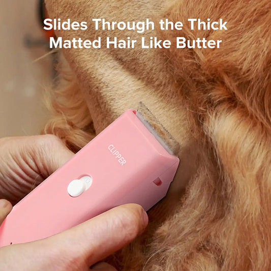 ⏳Time-Limited Special⏰Quiet Cordless Pet Clipper – Ceramic Blade, IPX7, 90 Min Runtime 🐶