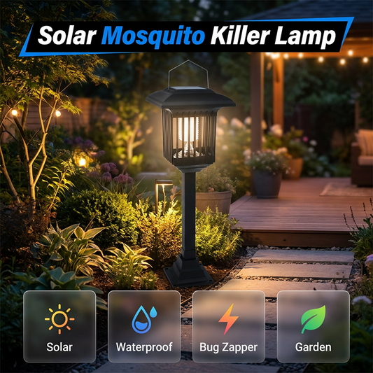 ⏳Time-Limited Special⏰Solar Powered 2-in-1 Mosquito Zapper & Garden Light