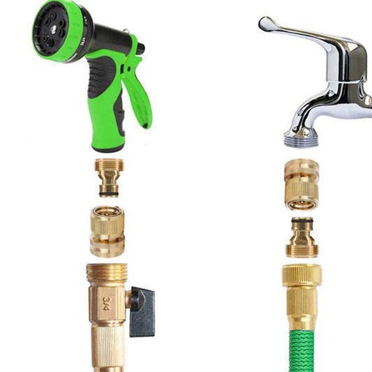 ⏳Time-Limited Special⏰3/4" Brass Quick Connect Fitting – Rust-Proof, Leak-Free, Universal 💧