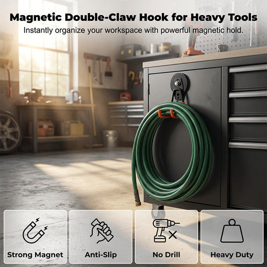 ⏳Time-Limited Special⏰Heavy-Duty Magnetic Double-Claw Hook