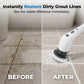⏳Time-Limited Special⏰Electric Cleaning Brush – rechargeable, 4 interchangeable heads, waterproof – perfect for bathroom, kitchen & car. 💧✨