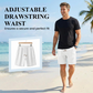 ⏳Time-Limited Special⏰Men's Waffle Knit Shorts – Breathable, Drawstring, Casual Comfort 🧇