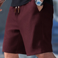 ⏳Time-Limited Special⏰Men's Waffle Knit Shorts – Breathable, Drawstring, Casual Comfort 🧇