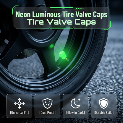 ⏳Time-Limited Special⏰Universal Luminous Tire Valve Caps🪄🚗