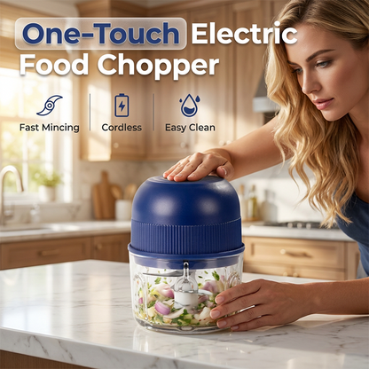 ⏳Time-Limited Special⏰Mini Electric Garlic Chopper Press with Container & 💕Food processor💕