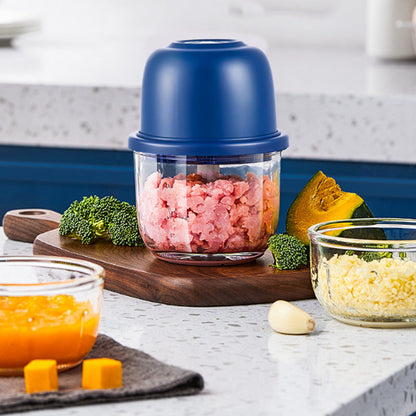 ⏳Time-Limited Special⏰Cordless Multifunctional Mini Electric Food Processor, Wireless Portable Kitchen Chopper for Minced Meat, Garlic & Baby Puree, Fast Food Prep Kitchen Helper