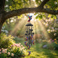 ⏳Time-Limited Special⏰Vintage Metal Wind Chimes | Elegant Black Aluminium Garden Decor with Bird & Butterfly Accents for Patio & Porch