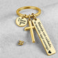⏳Time-Limited Special⏰Stainless Steel Cross Keychain – ‘Drive Safe’ Blessing❤️🙏