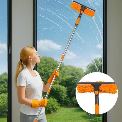 ⏳Time-Limited Special⏰2-in-1 Window Squeegee with Long Extension Pole