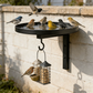 ⏳Time-Limited Special⏰Wall-Mounted Metal Bird Bath – Antique Bronze Finish 🐦