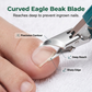 ⏳Time-Limited Special⏰Precision Nail Care 3-Piece Set – Curved Blade Prevents Splitting, Double-Sided File Smooths Rough Edges – Perfect for Travel & At-Home Care