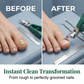 ⏳Time-Limited Special⏰Precision Nail Care 3-Piece Set – Curved Blade Prevents Splitting, Double-Sided File Smooths Rough Edges – Perfect for Travel & At-Home Care