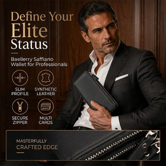 ⏳Time-Limited Special⏰Slim Long Wallet for Men – Thin Profile, RFID Optional, Premium Leather ✨