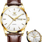 ⏳Time-Limited Special⏰Men's Simple Watch with Day & Date – Stainless Steel, Luminous Hands, Classic ✨