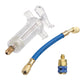 ⏳Time-Limited Special⏰Precision AC Oil Dye Injector – Brass Construction, High Pressure Hose, Clear Barrel ✨