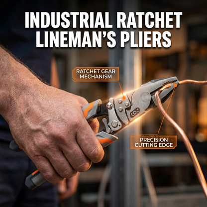 ⏳Time-Limited Special⏰Ratchet Cable Wire Cutter Pliers – Industrial Grade, Self-Locking, Multi-Tool ✨