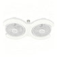 ⏳Time-Limited Special⏰ Double-head LED ceiling fan with light – 2 independent heads, 3 speeds, and remote control – Perfect for large rooms ✨