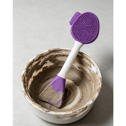 ⏳Time-Limited Special⏰2-in-1 Silicone Face Mask Brush & Cleanser – Soft & hygienic – Perfect for applying masks or gentle cleansing – non-porous, easy to clean & reusable ✨🌸