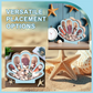 ⏳Time-Limited Special⏰Seashell Display Case with Acrylic Panel – Transparent & dustproof – Perfect for collections, crafts or souvenirs – elegant tabletop or shelf display 🏖️🌟