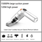 ⏳Time-Limited Special⏰Cordless car vacuum – 10000Pa suction, lightweight, long battery life!🚗💨