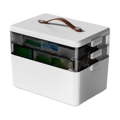 ⏳Time-Limited Special⏰Large Capacity Multi-Layer Medicine Organizer – 7 compartments & secure snap lids – Ideal for vitamins, pills or daily meds – portable and easy to use 🧳✨