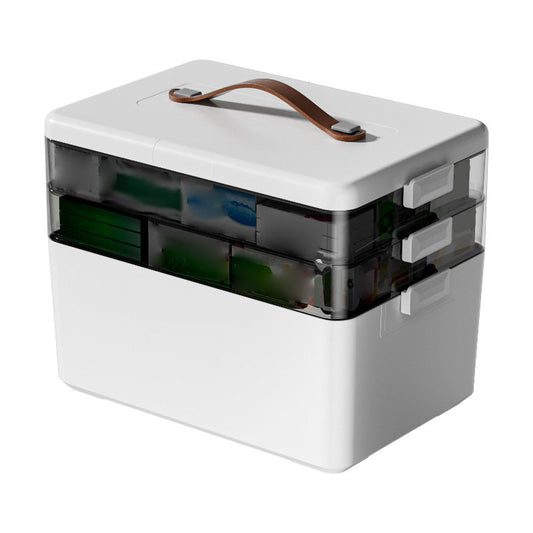 ⏳Time-Limited Special⏰Large Capacity Multi-Layer Medicine Organizer – 7 compartments & secure snap lids – Ideal for vitamins, pills or daily meds – portable and easy to use 🧳✨