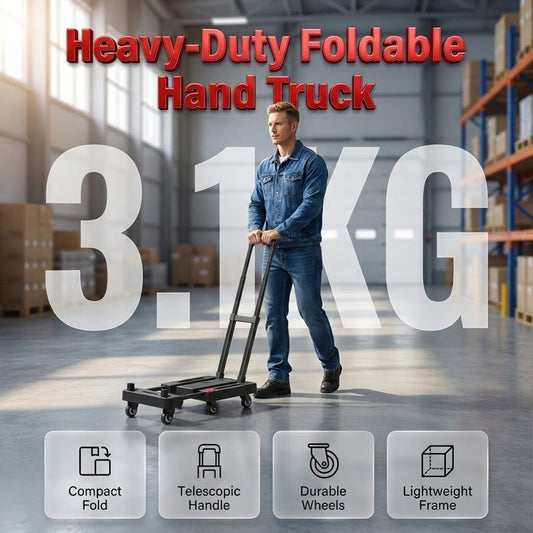 ⏳Time-Limited Special⏰Heavy-Duty Folding Cart | Lightweight at 3.1 kg with High Load Capacity · A Must-Have for Shopping and Moving