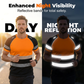 ⏳Time-Limited Special⏰Men’s Fluorescent Color Block Athletic Shirt Outdoor Safety Tee