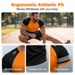 ⏳Time-Limited Special⏰Men’s Fluorescent Color Block Athletic Shirt Outdoor Safety Tee