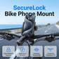 ⏳Time-Limited Special⏰Quick-Release Bike Phone Mount – SecureLock & Shockproof Padding 📱