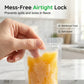 ⏳Time-Limited Special⏰DIY Zip-Seal Ice Pop Bags – Reusable & easy to fill – Perfect for healthy frozen treats – great for summer snacks and kids 🍓🍦✨