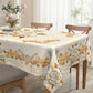 ⏳Time-Limited Special⏰Waterproof Gold Rose Tablecloth – Embossed Effect, Stain-Resistant & Elegant for Dining ✨