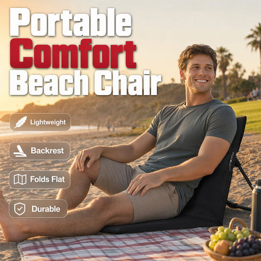 ⏳Time-Limited Special⏰Portable Outdoor Folding Chair Ground Seat