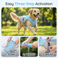 ⏳Time-Limited Special⏰Dog Cooling Vest Harness – Ice-silk fabric & adjustable – Keeps your pet cool in summer – perfect for walks, beach or travel 🐾🌊✨
