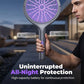 ⏳Time-Limited Special⏰ Rechargeable Bug Zapper – Triple‑layer safety mesh, extendable handle, rotates for wall & corner strikes. Pest‑free sleep, worry‑free safety! 🌟💚