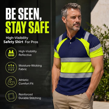 ⏳Time-Limited Special⏰Men's High Visibility Round-Neck Top
