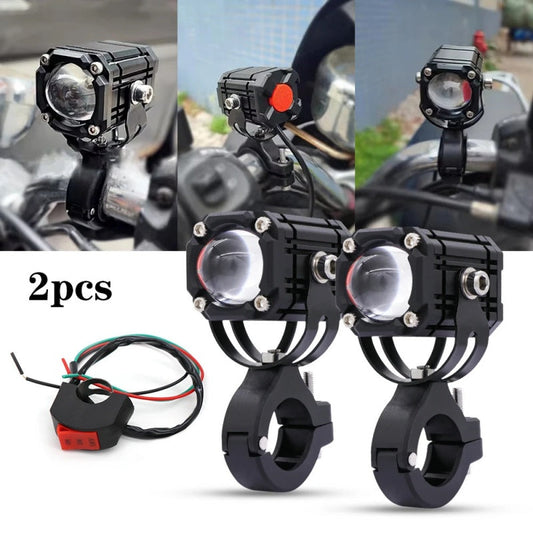 ⏳Time-Limited Special⏰Universal Motorcycle LED Auxiliary Spotlights｜Dual Beam IP Waterproof Driving Lights ✨