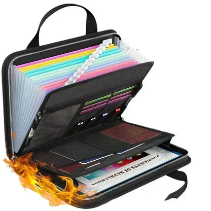 ⏳Time-Limited Special⏰ Fireproof Accordion File Folder – Ultimate Document Security 🌸