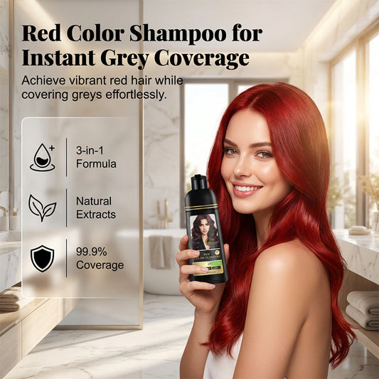 ⏳Time-Limited Special⏰3-in-1 Hair Color Shampoo & Conditioner for Gray Coverage