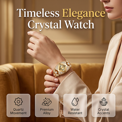 ⏳Time-Limited Special⏰Rhombus Dial Watch – Geometric Sparkle Elegance ✨