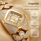 ⏳Time-Limited Special⏰Rhombus Dial Watch – Geometric Sparkle Elegance ✨