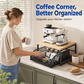 ⏳Time-Limited Special⏰Your coffee maker is taking up way too much counter space. This 2-tier stand lifts it up and adds a slide‑out drawer for pods and tools — more room, less clutter. ✨
