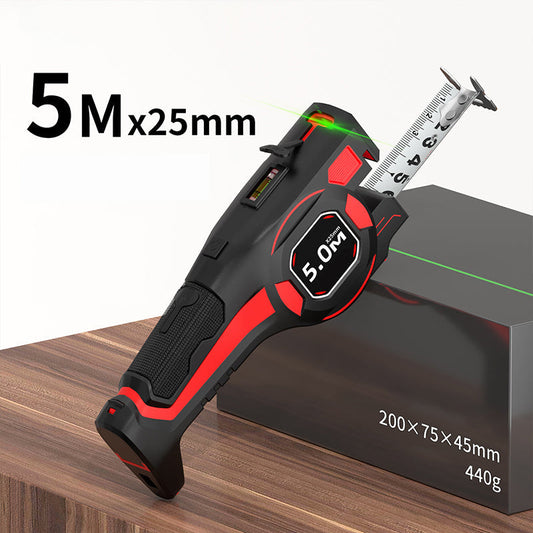 ⏳Time-Limited Special⏰2-in-1 Tape Measure with Laser Guide